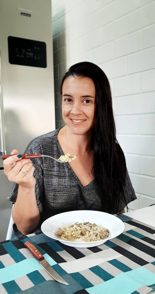 Risoto de Filé Mignon com Queijo Gorgonzola super fácil de fazer!